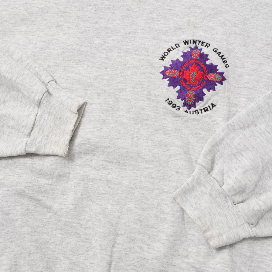 Vintage 1993 World Winter Games Austria Sweater XLarge 