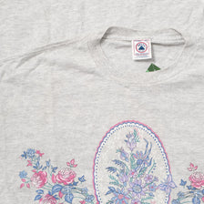 Vintage Flower T-Shirt Large 