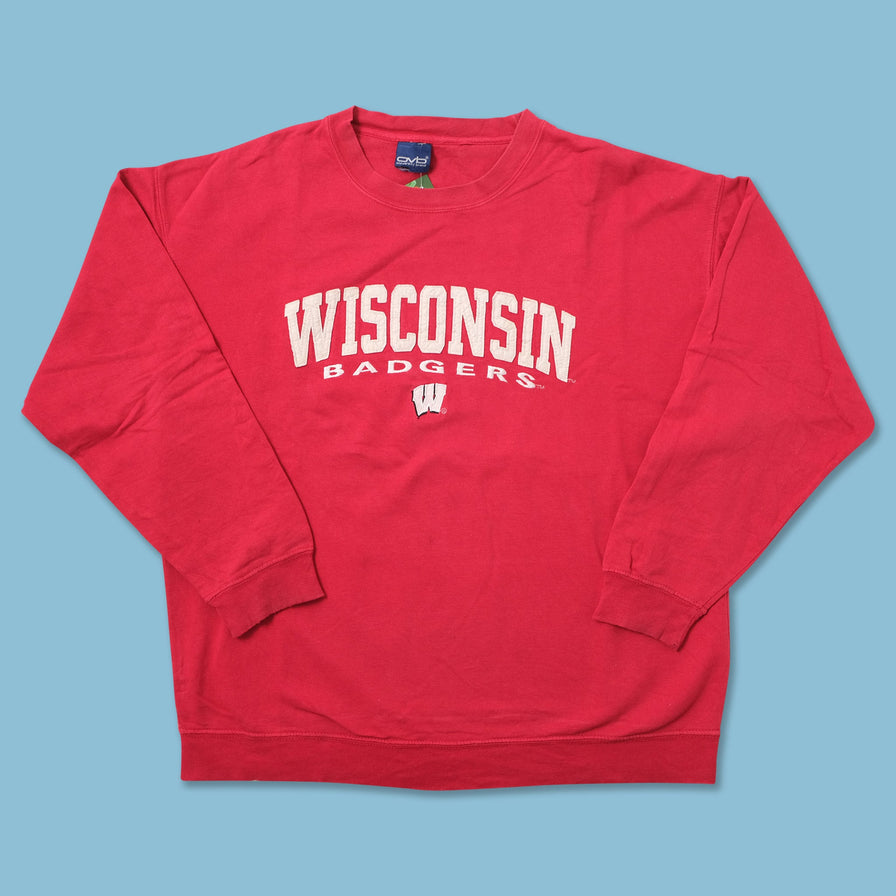 Vintage Wisconsin Badgers Sweater XLarge 