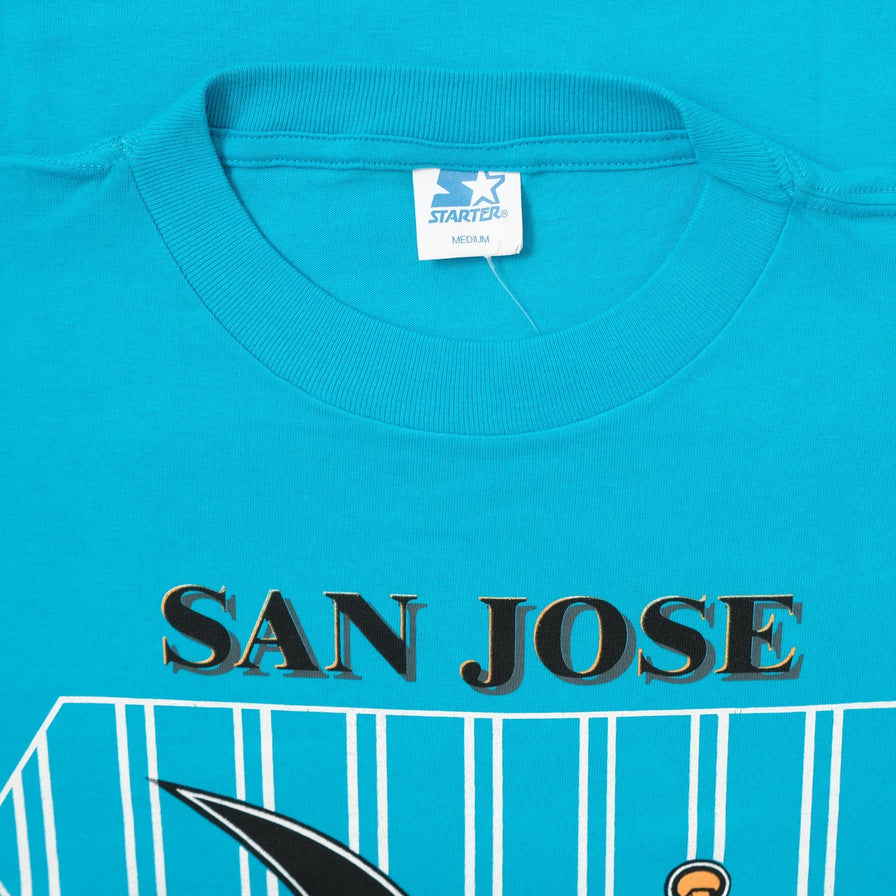 Vintage DS 1992 Starter San Jose Sharks T-Shirt Medium 