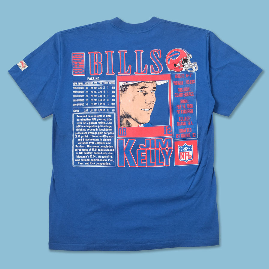 Vintage DS 1991 Jim Kelly Buffalo Bills T-Shirt Medium 
