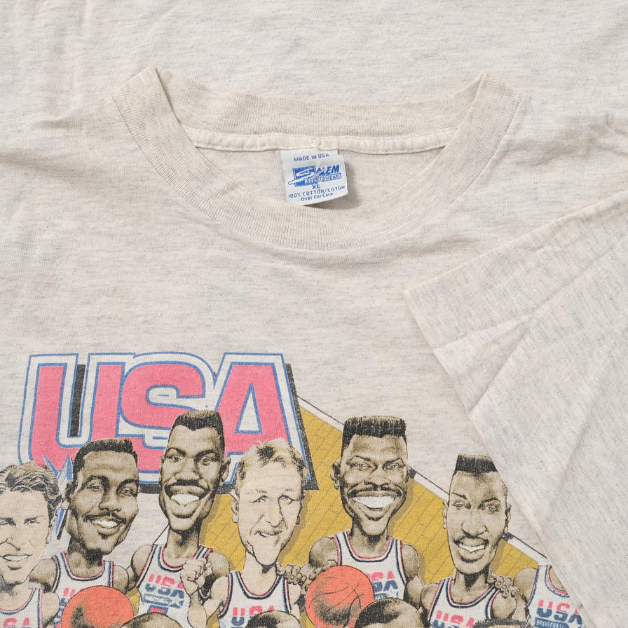 Vintage 1992 Dreamteam USA T-Shirt XLarge 
