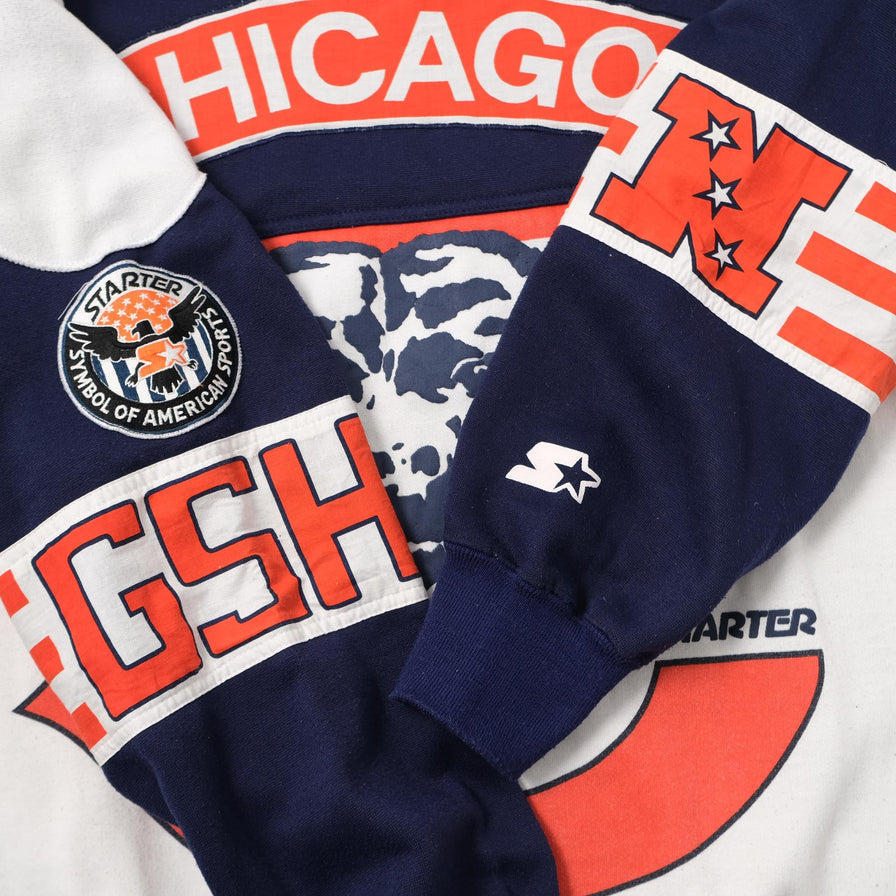 Vintage Starter Chicago Bears Sweater Medium 