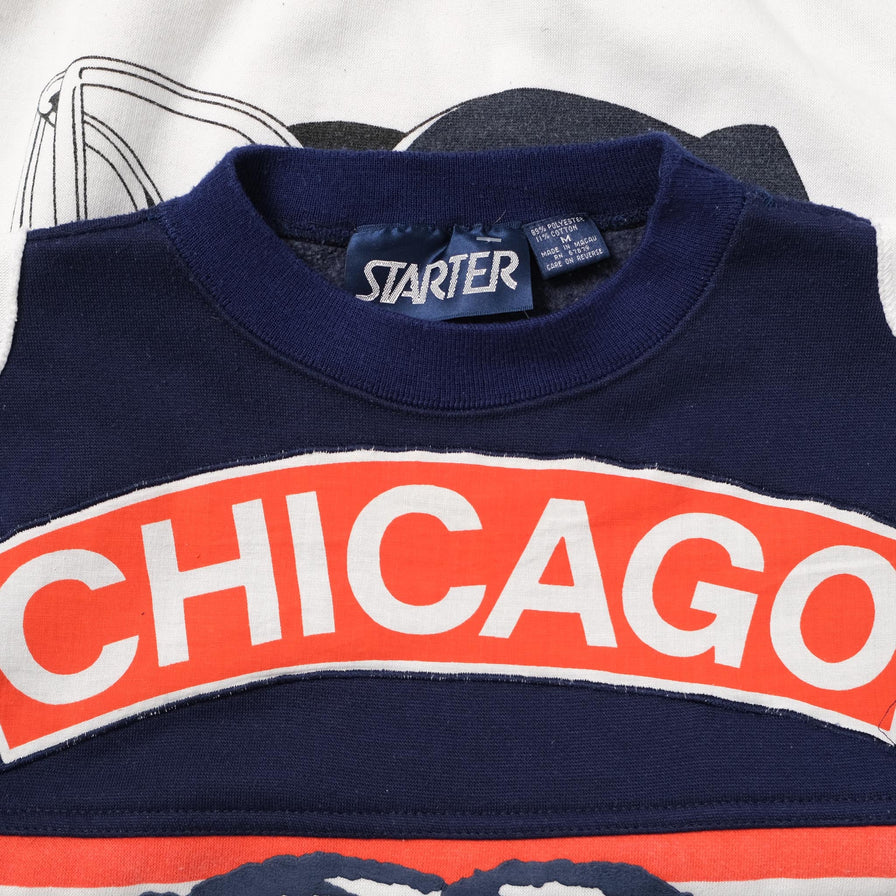 Vintage Starter Chicago Bears Sweater Medium 