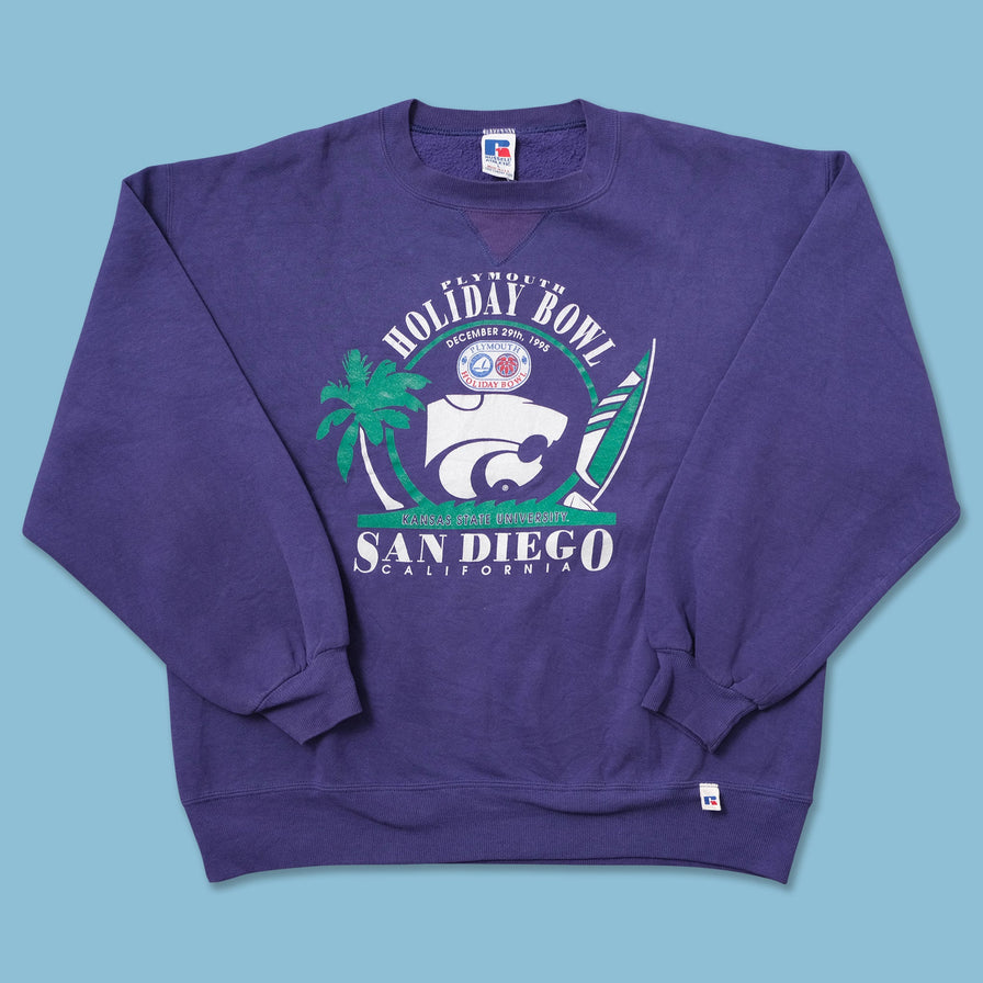 Vintage 1995 Kansas State Holiday Bowl Sweater Large 