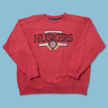 Vintage Nebraska Huskers Sweater XLarge 