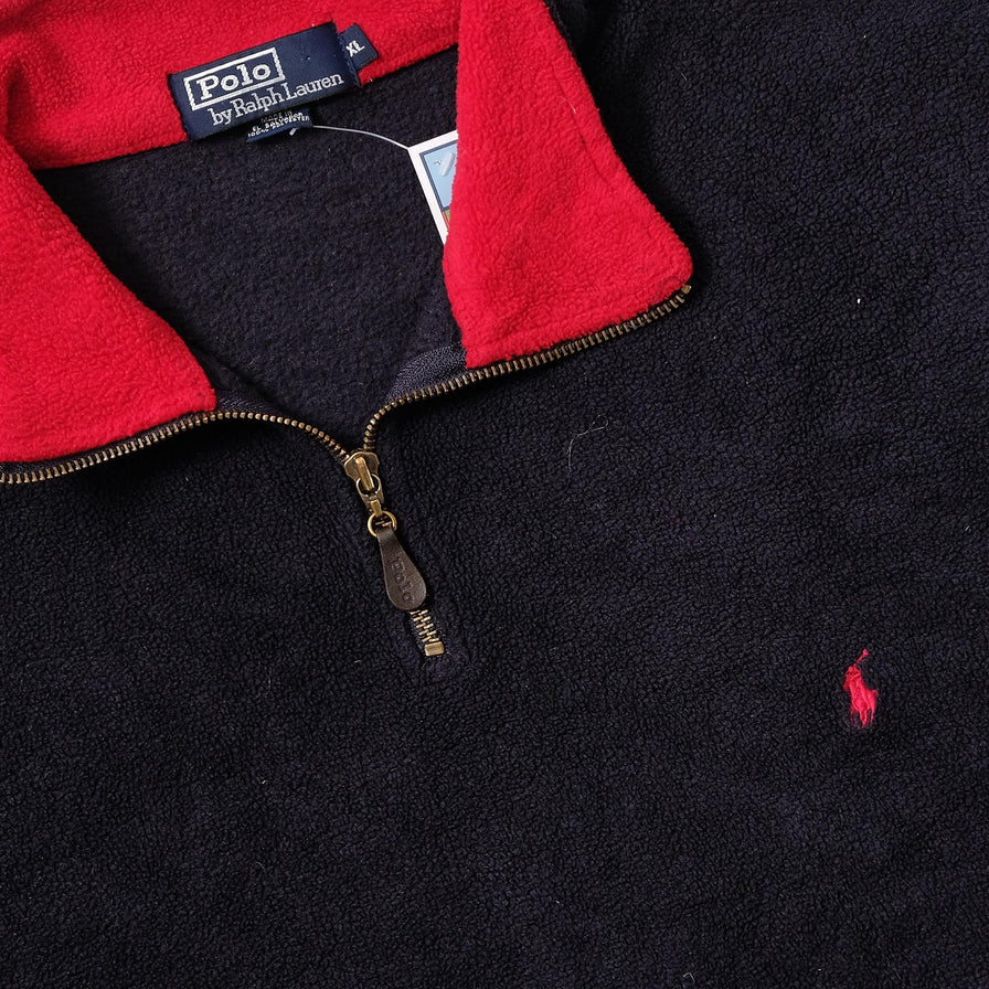 Vintage Polo Ralph Lauren Q-Zip Fleece XLarge 