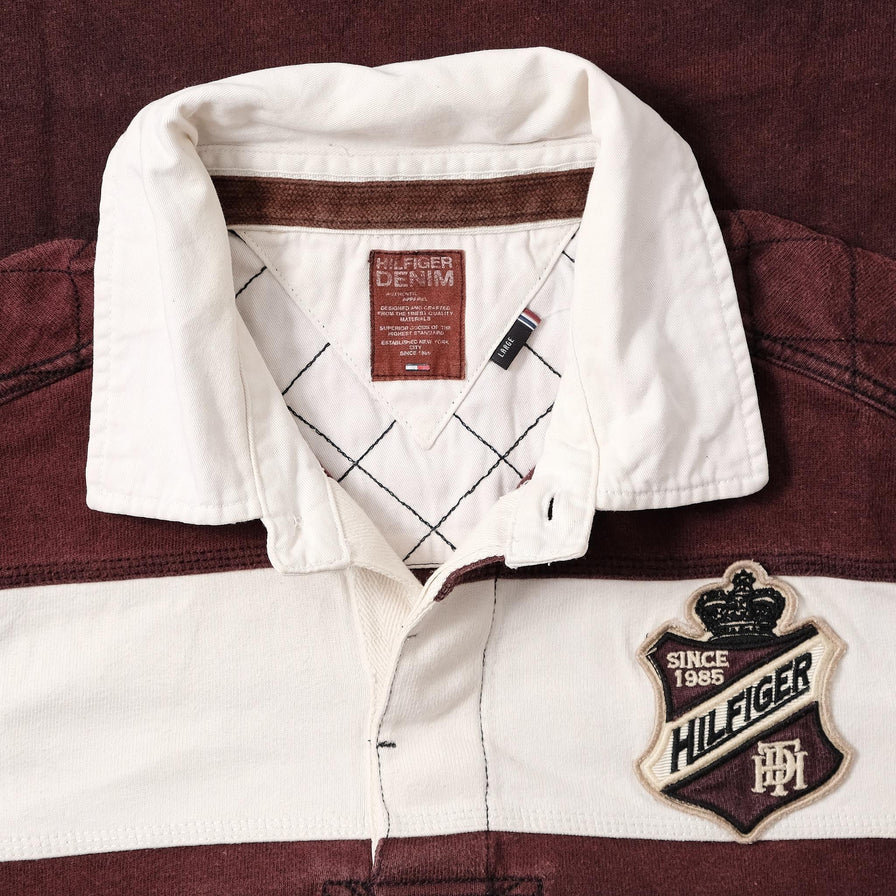 Vintage Tommy Hilfiger Long Polo Sweater Medium 