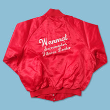 Vintage Satin College Jacket Large 