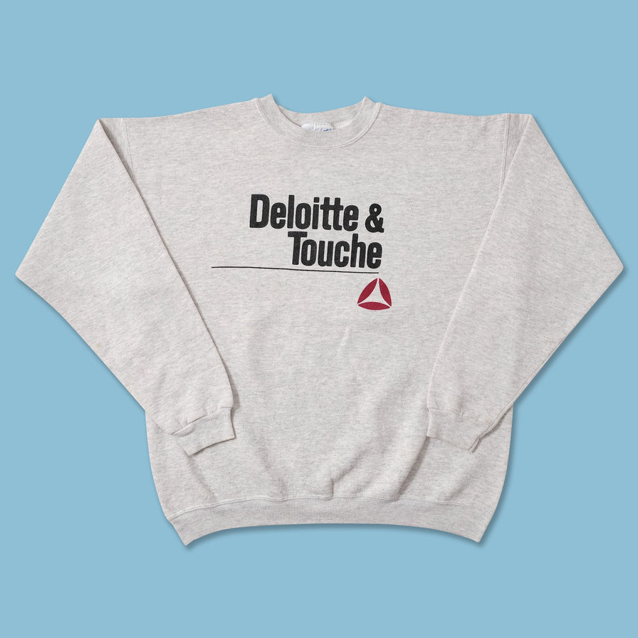 Vintage Deloitte & Touche Sweater Large 