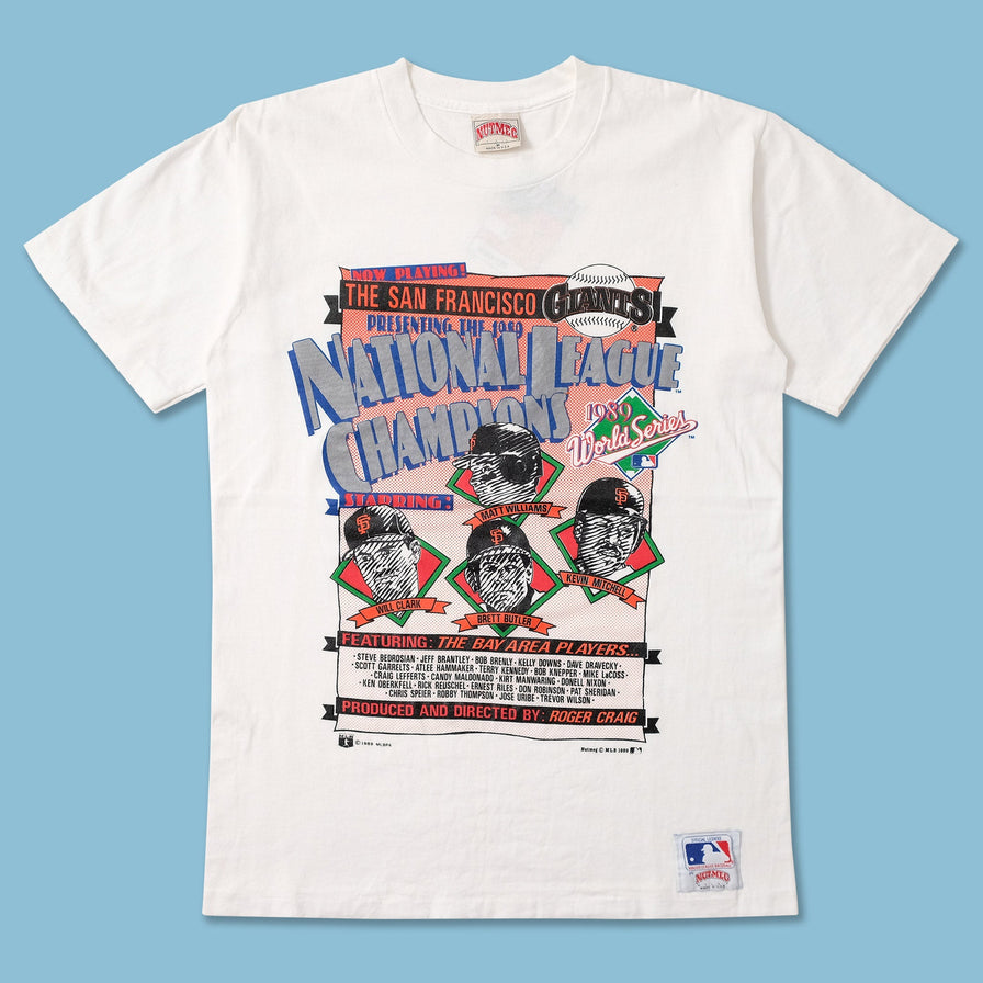 1989 Nutmeg San Francisco Giants T-Shirt Medium 
