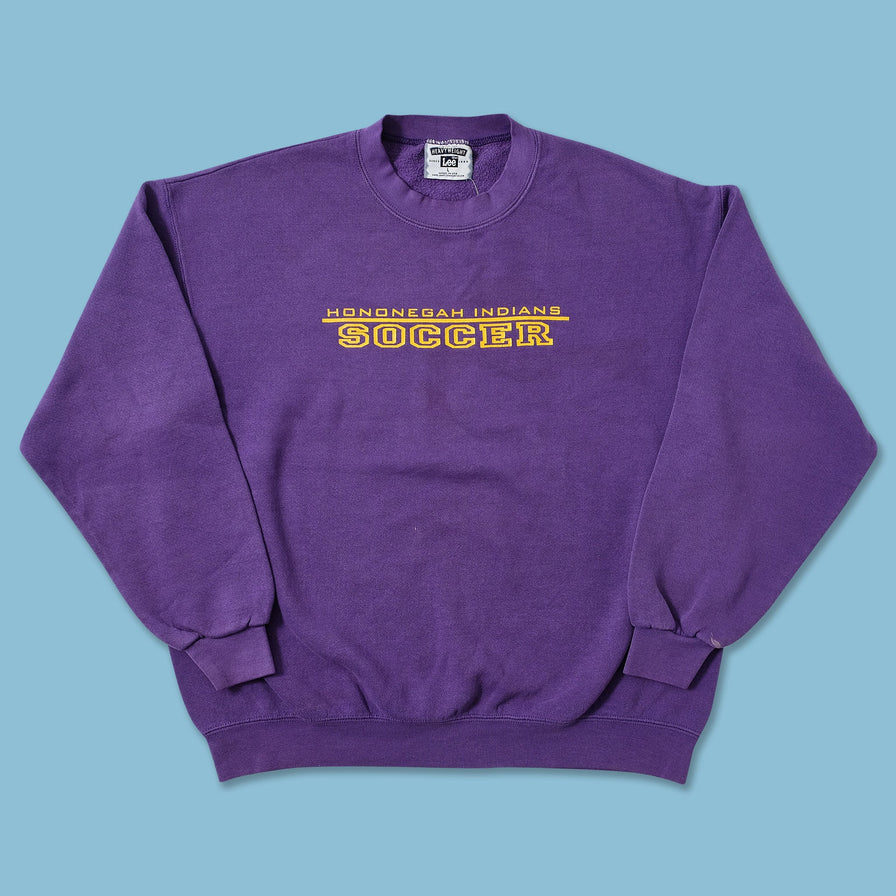 Vintage Hononegah Indians Soccer Sweater Large 