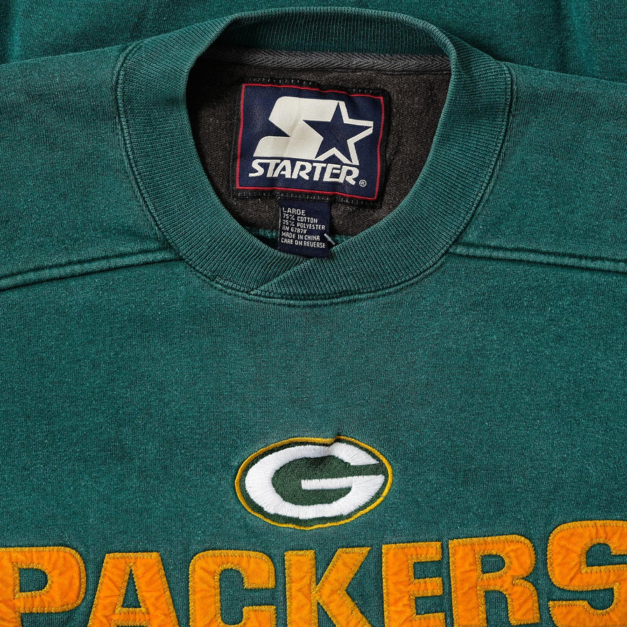Vintage Starter Green Bay Packers Sweater Large 