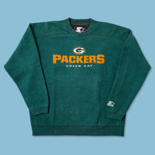 Vintage Starter Green Bay Packers Sweater Large 