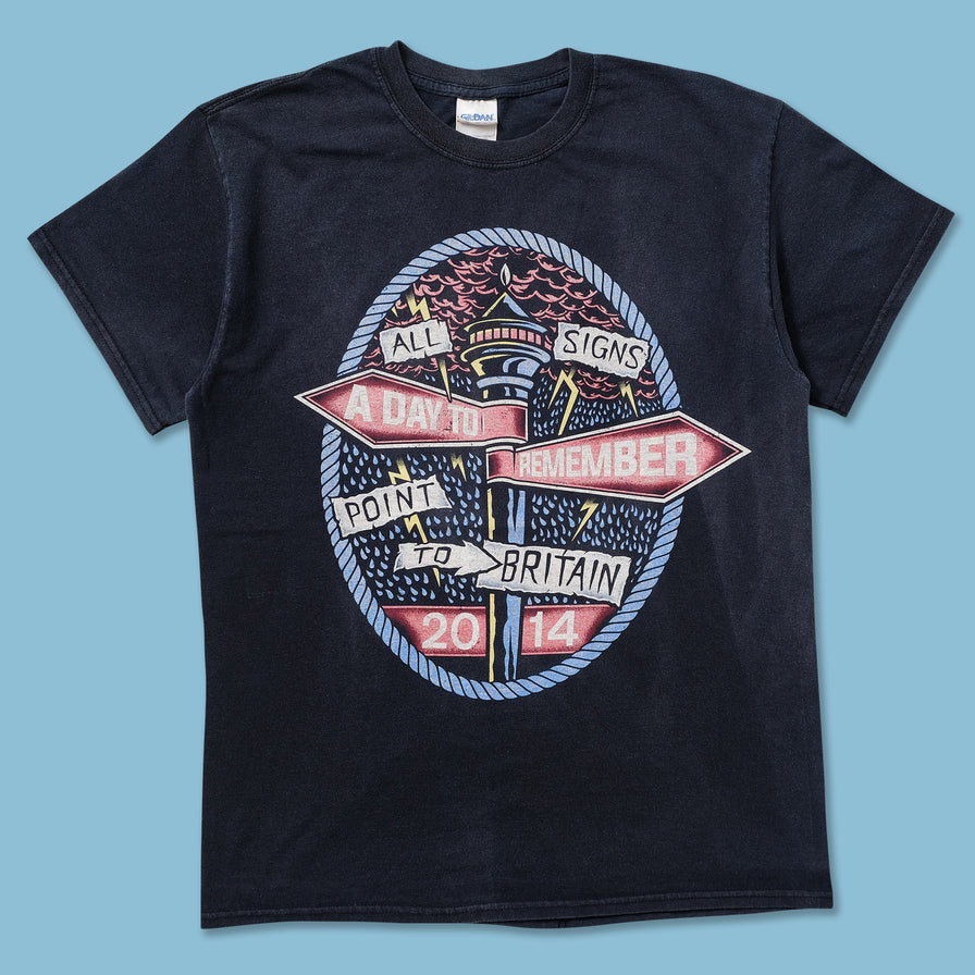 2014 A Day To Remember T-Shirt Medium - Double Double Vintage