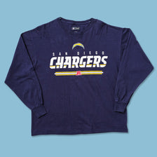 San Diego Chargers Longsleeve Large - Double Double Vintage