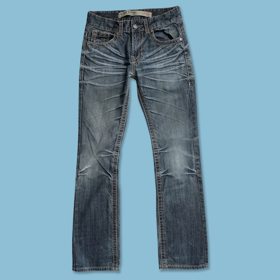 Y2K Flared Denim Pants 30x32 - Double Double Vintage