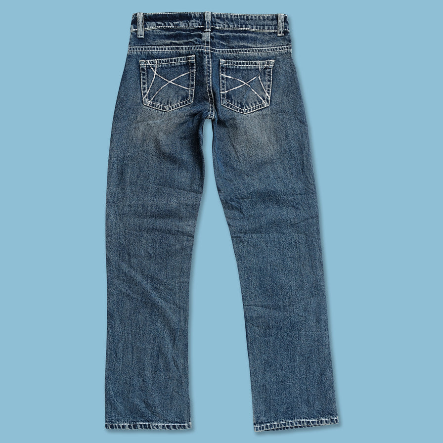 Y2K Flared Denim Pants 30x32 - Double Double Vintage