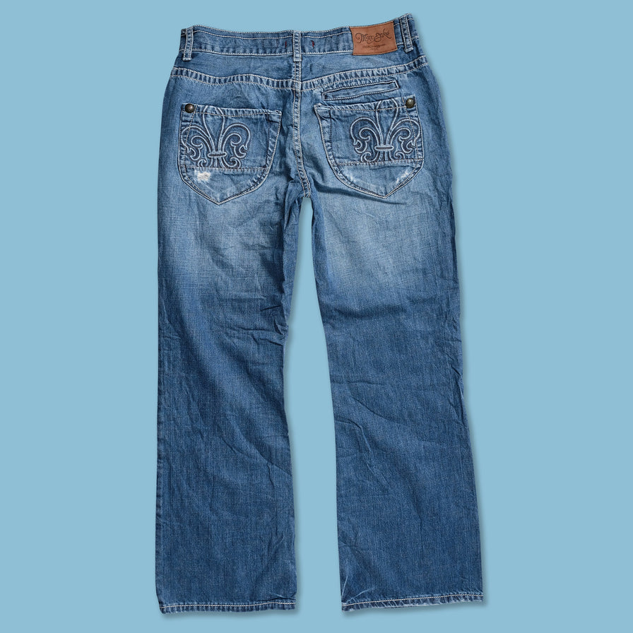 Y2K Marc Ecko Flared Denim Pants 34x30 - Double Double Vintage