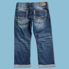 Y2K Flared Denim Pants 38x30 - Double Double Vintage