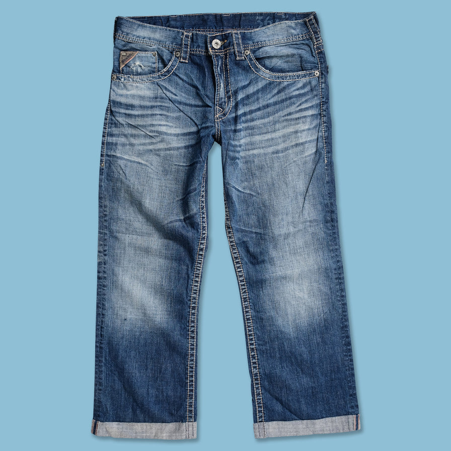 Y2K Flared Denim Pants 38x30 - Double Double Vintage