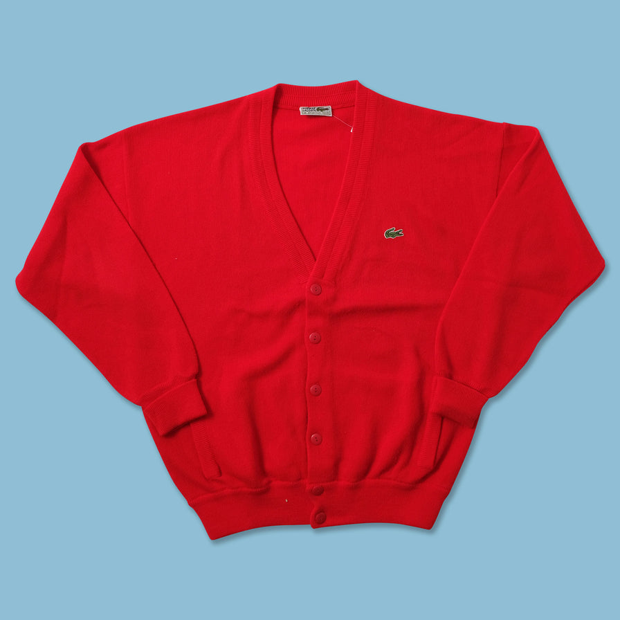 Vintage Lacoste Knit Cardigan Large - Double Double Vintage