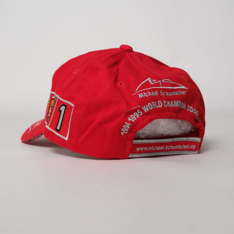 Vintage Ferrari F1 Michael Schumacher Cap - Double Double Vintage