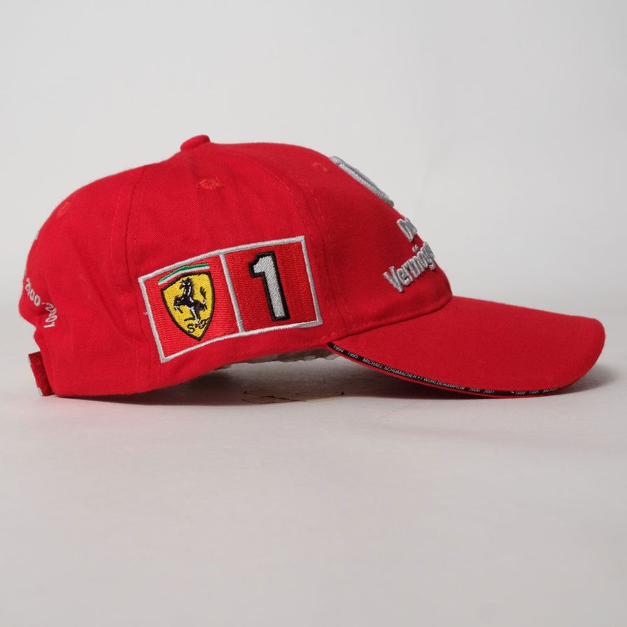 Vintage Ferrari F1 Michael Schumacher Cap - Double Double Vintage