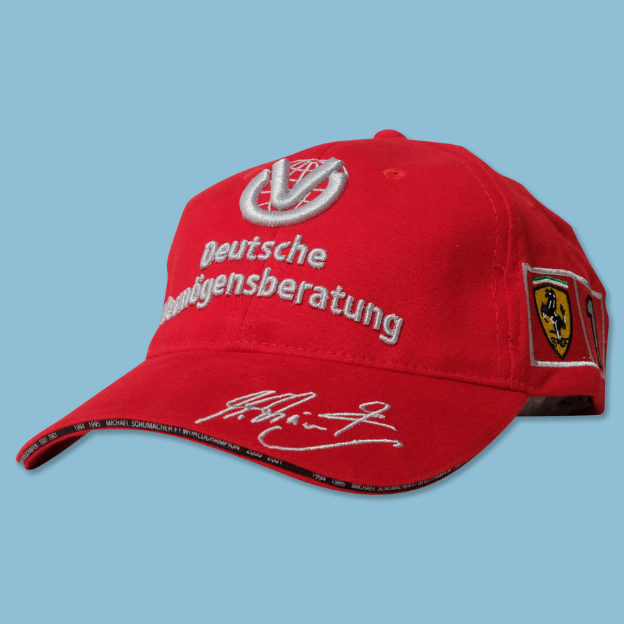 Vintage Ferrari F1 Michael Schumacher Cap - Double Double Vintage