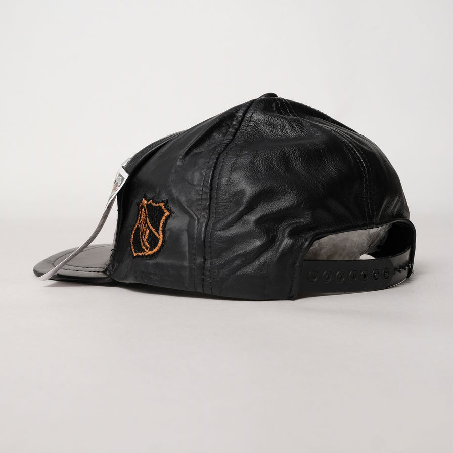 Vintage New York Islanders Leather Snapback - Double Double Vintage