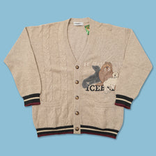 Vintage Iceberg Knit Cardigan Large 