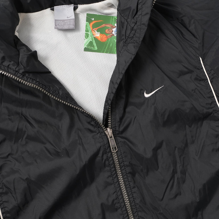 Vintage Nike Hooded Track Jacket Medium 