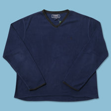 Vintage Polo Sport V-Neck Fleece Large 