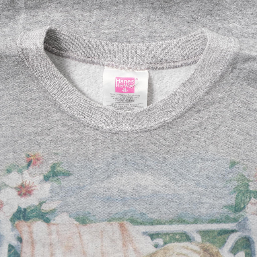 Vintage 1995 Cat & Dog Sweater Medium 