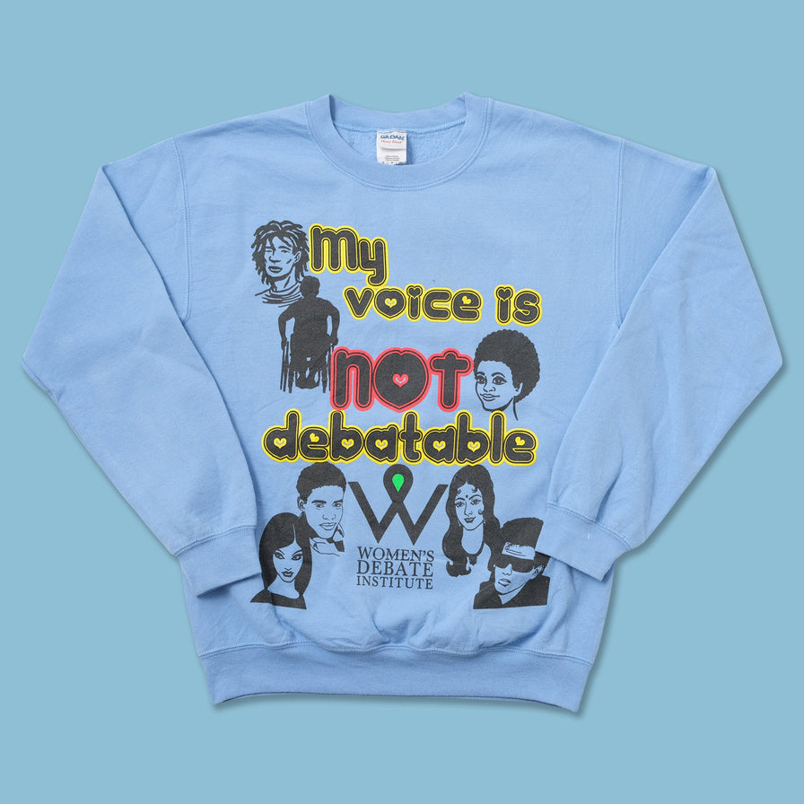 Vintage Women's Debate Institute Sweater Small 