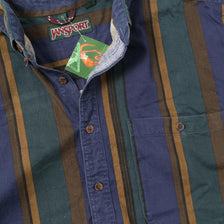Vintage Striped Shirt XLarge 
