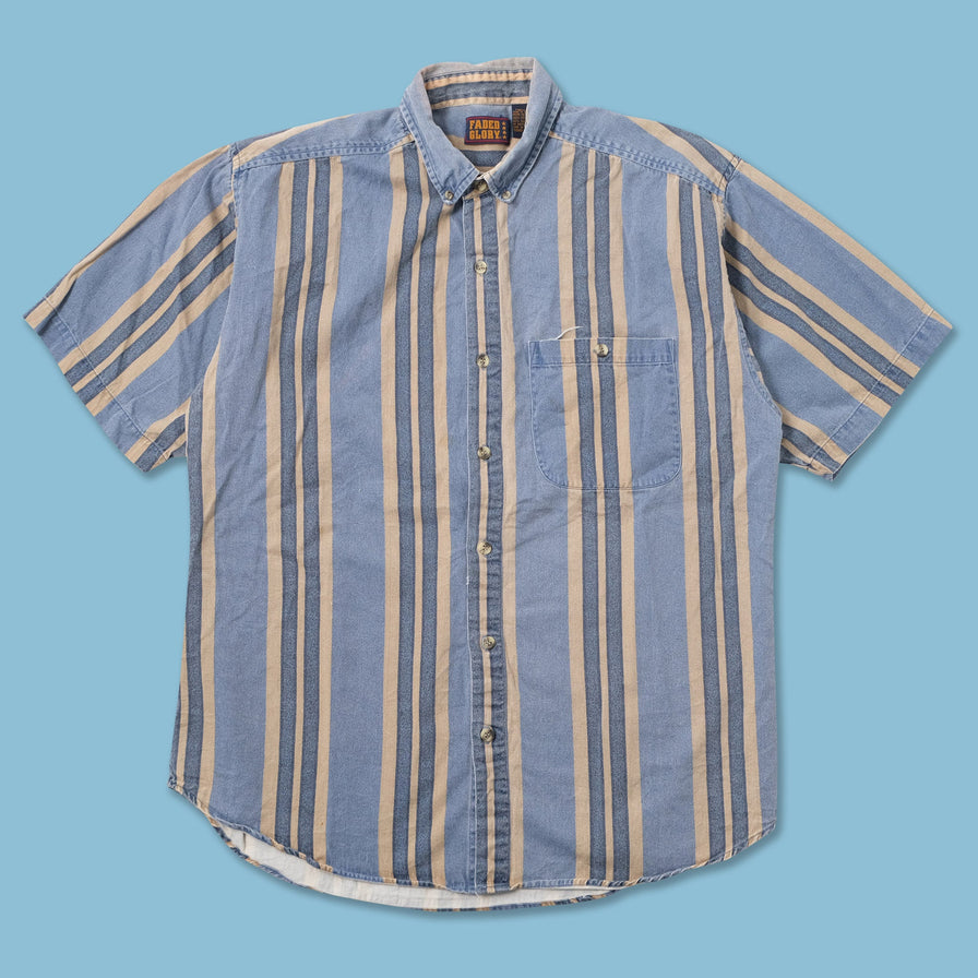 Vintage Striped Shirt Large 