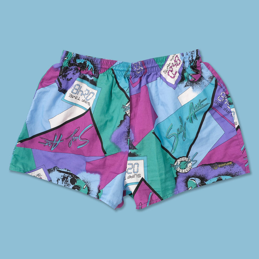 Vintage Pattern Shorts Small 