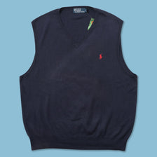 Vintage Polo Ralph Lauren Knit Vest Large 