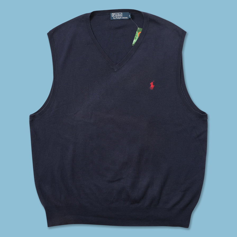 Vintage Polo Ralph Lauren Knit Vest Large 