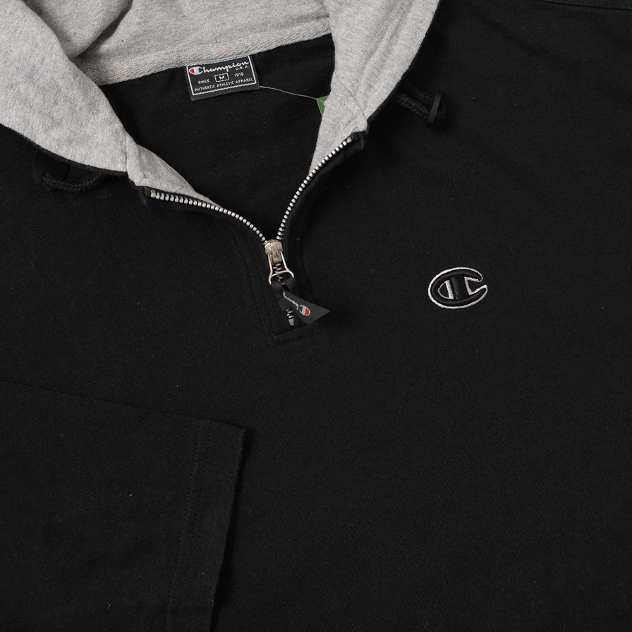 Vintage Champion Q-Zip Hoody Large 