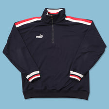 Vintage Puma Q-Zip Track Top Large 