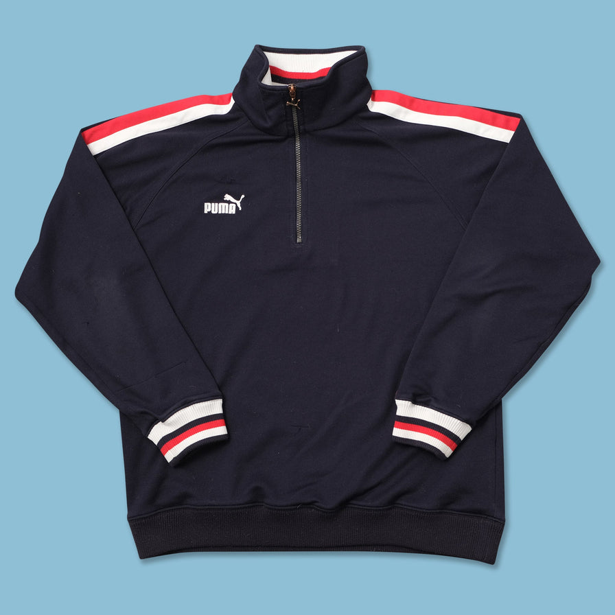 Vintage Puma Q-Zip Track Top Large 