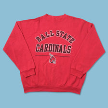 Vintage Ball State Cardinals Sweater XXLarge 