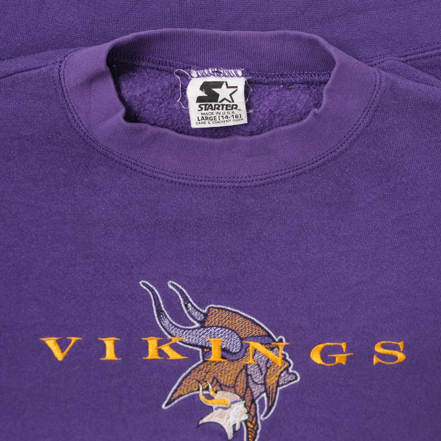 Vintage Starter Minnesota Vikings Sweater XSmall 