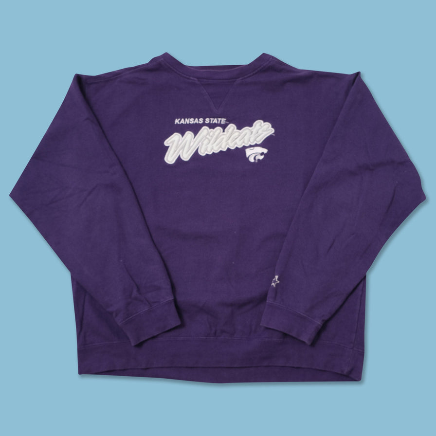 Vintage Starter Kansas State Wildcats Sweater XLarge 