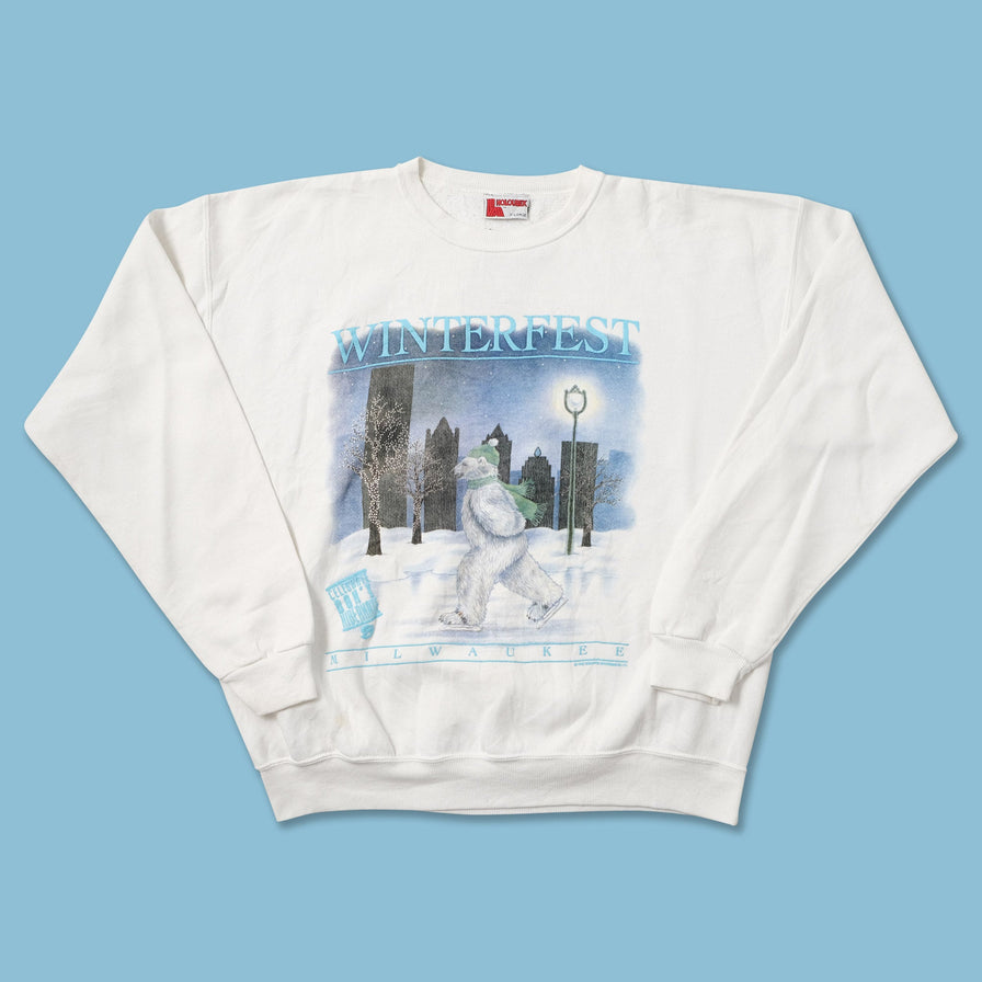 Vintage 1992 Winterfest Milwaukee Sweater Large 