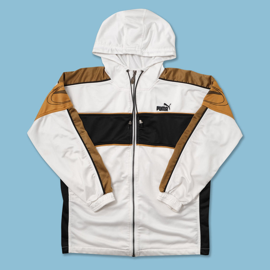 Vintage Puma Hooded Track Jacket Small 