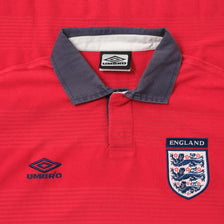 Vintage Umbro Three Lions Polo XLarge 