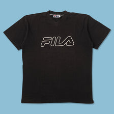 Vintage Fila V-Neck T-Shirt Large 
